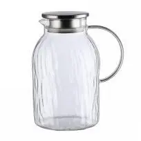 Glass Water Jug - Clear 2L - YS01