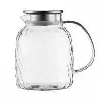 Glass Water Jug - Clear 1.6L - YS03
