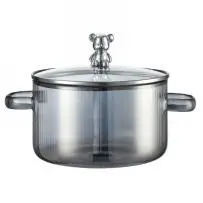 Double-Handle Glass Pot 1.6L - YSG01-YH