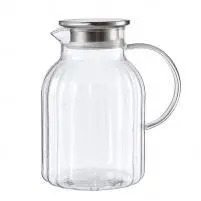 Pumpkin Glass Water Jug - Clear 1.8L - YS02