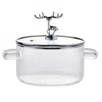 Deer Glass Pot 1.6L - X-005