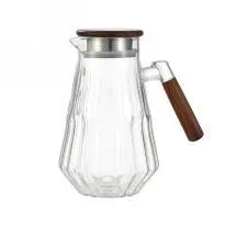 Diamond Wooden-Handle Glass Jug 1.6L - YS06-MB