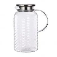 Glass Water Jug - Clear 2L - YS05