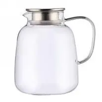 Glass Water Jug - Clear 2.1L - YS07