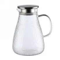 Pebble Glass Water Jug - Clear 1.8L - YS01