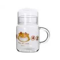 Printed Glass Cup 850ml - YS01-HW-01