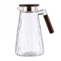 Wooden-Handle Glass Jug - Clear 1.8L - YS04-MB
