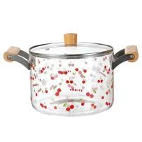 Double-Handle Glass Pot 3.5L - YSG02-HW