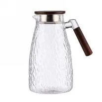 Conical Wooden-Handle Glass Jug 2.2L - YS05-MB