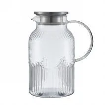 Sunflower Glass Water Jug - Clear 1.8L - YS05