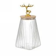 Glass Storage Jar 1000ml - YSG07