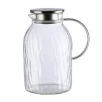 Glass Water Jug - Clear 2L - YS01