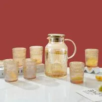 Sunflower 7-Piece Glass Tea Set - YS003