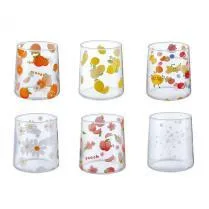 Printed Glass Cup 300ml - YS01-HW