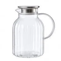 Pumpkin Glass Water Jug - Clear 1.8L - YS02