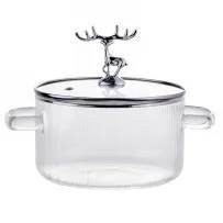 Deer Glass Pot 1.6L - X-005