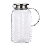 Glass Water Jug - Clear 2L - YS05