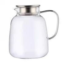 Glass Water Jug - Clear 2.1L - YS07