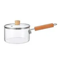 Wooden-Handle Glass Pot 1.6L - YSG01
