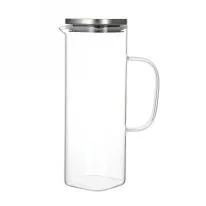 Smooth Glass Water Jug - Clear 1.2L - YS13