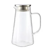 Smooth Glass Water Jug - Clear 1.6L - YS14