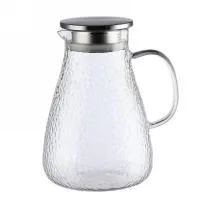 Pebble Glass Water Jug - Clear 1.8L - YS01